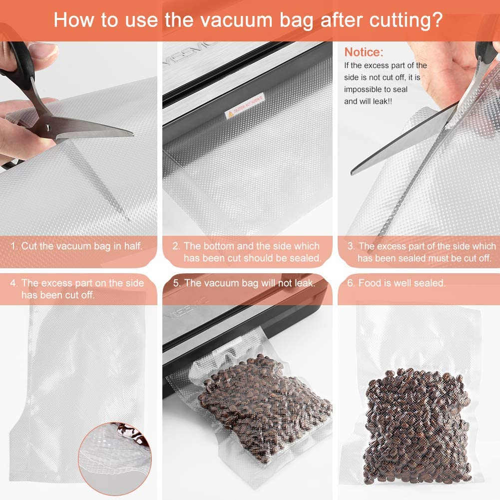 How to Vacuum Seal — Using the Vacuum Sealer Bag Roll