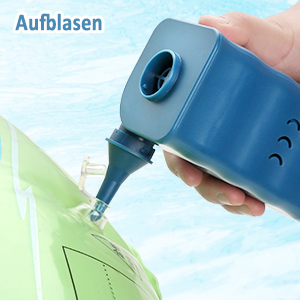 Elektrische Luftpumpe, Luftmatratze tragbare Pumpe für aufblasbare  Poolschwimmer, perfekte Inflator / Deflatorpumpen für den Außenbereich