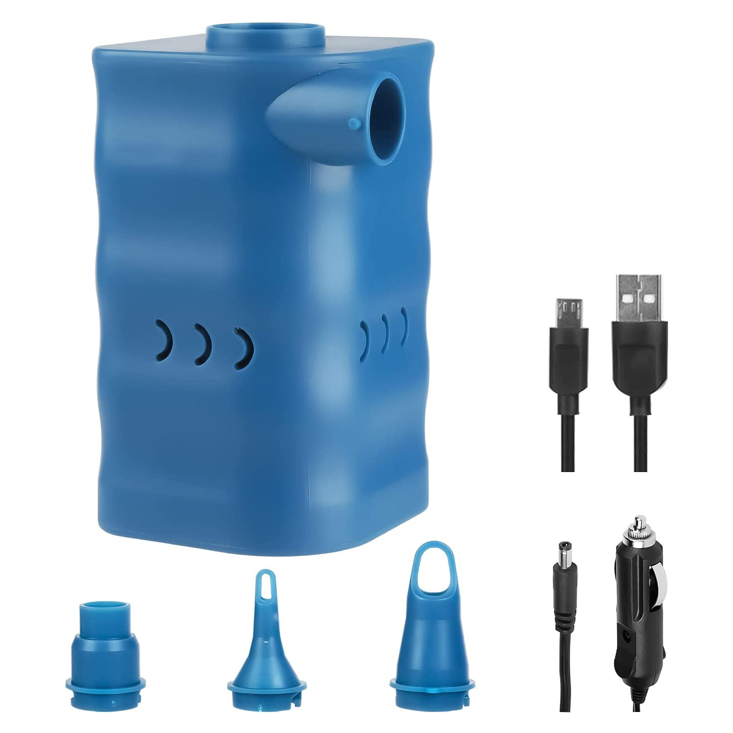 GelldG Luftpumpe Elektrische Luftpumpe, 2 in 1 Inflate und Deflate  Elektrische Pump